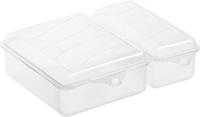 Rotho Twin Lunchbox 1,05+0,55L Transparant - thumbnail