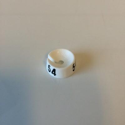 MB wit/zwart 54 voor op kledinghanger