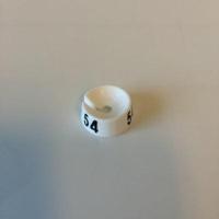 MB wit/zwart 54 voor op kledinghanger - thumbnail