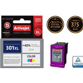 Activejet AH-301CRX inkt (ter vervanging van HP 301XL CH564EE; Premium; 21 ml; kleur)