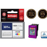 Activejet AH-301CRX inkt (ter vervanging van HP 301XL CH564EE; Premium; 21 ml; kleur) - thumbnail