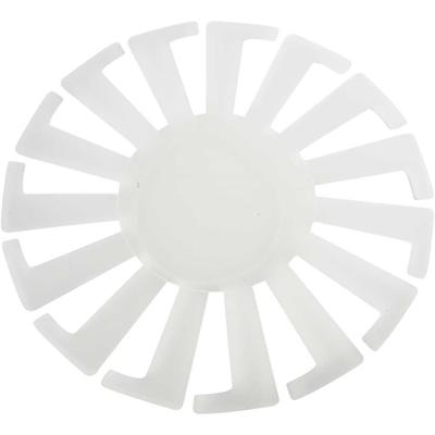 Creativ Company Sjabloon mand weven, h: 8 cm, d 14 cm, transparant, 10 stuk/ 1 doos