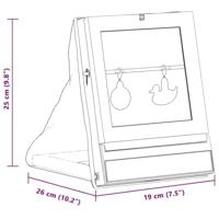 VidaXL Airsoft doel zwart 19 x 26 x 25 cm kunststof - thumbnail
