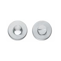 Intersteel Rozet met toilet-/badkamersluiting verdekt 49x7mm - chroom mat - thumbnail