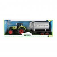 Tractor met Watertank Groen 20cm - thumbnail