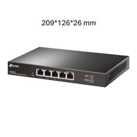 TP-Link TL-SG105-M2 5× 2.5 Gigabit poorten Ethernet LAN switch (plug-and-play, metalen behuizing, QoS, IGMP-Snooping, ideaal voor 2.5G NAS, server, gaming-computer, WiFi 6 AP, 4K-video), zwart - thumbnail