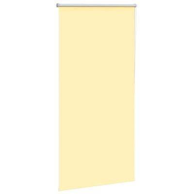 Rolgordijn verduisterend 85x150 cm stofbreedte 80,7cm geel