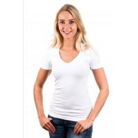 Garage T-Shirt Ladies V-Neck White (art 0702) - thumbnail