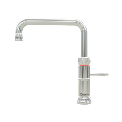 Quooker Classic Fusion Square kokendwaterkraan - draaibare uitloop - Combi+ reservoir - Warm / kokend water - Chroom 22+CFSCHR