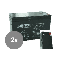 Yanec ups batterij vervangingsset rbc161 (excl. kabels) - thumbnail