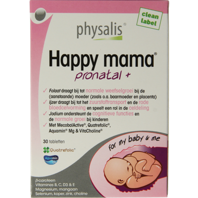 Physalis Pronatal + happy mama 30 Tabletten Physalis Pronatal + happy mama 30 Tabletten