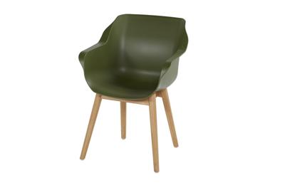Hartman Sophie Teak tuinstoel Moss green