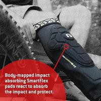 G-FORM knie protectie "pro rugged 2" knee prot. pro rugged 2 xxl black - thumbnail