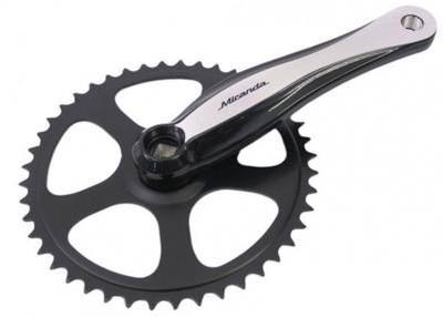 Miranda Crankstel 46t beta 1+ voor 3/32" ketting - aluminium - zwart