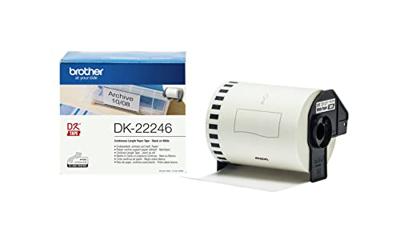 Brother DK-22246 Rol met etiketten 103 mm x 30.48 m Papier Wit 1 stuk(s) Permanent hechtend 9199143155 Verzendetiketten, Universele etiketten