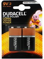 Duracell Duralock 9V MN1604 6LR61 Power Plus, 2 stuks - thumbnail