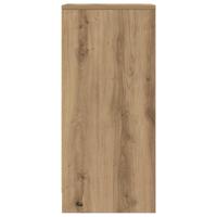 Dressoir 29,5x34x76 cm bewerkt hout artisanaal eikenkleur - thumbnail