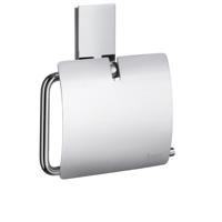 Toiletrolhouder Smedbo Pool Met Klep 14.3 x 14 cm Chroom - thumbnail