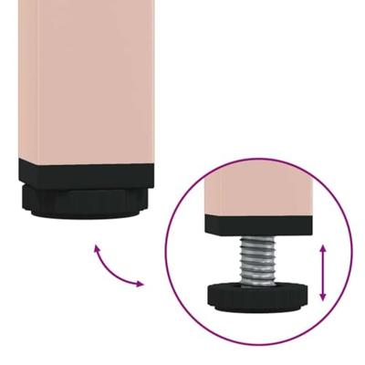 Hoge kast 68x39x103,5 cm staal roze Hoge kast 68x39x103,5 cm staal roze