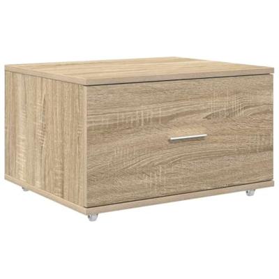 Bureau met lade Sonoma eiken 131,5 x 50 x 106,5 cm Bewerkt hout