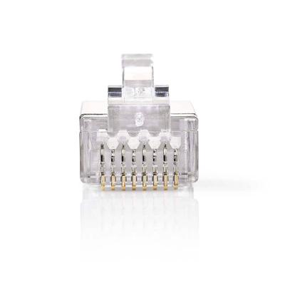Netwerkconnector | RJ45 Male - Voor Solid Cat6 U/FTP-Kabels | 10 Stuks | Metaal