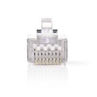 Netwerkconnector | RJ45 Male - Voor Solid Cat6 U/FTP-Kabels | 10 Stuks | Metaal - thumbnail