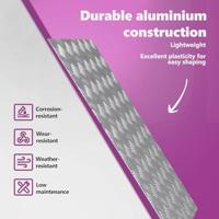 VidaXL Trap tread rechthoekig 2 pcs zilver 80 x 50 cm aluminium - thumbnail