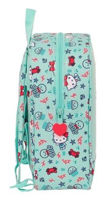 Kinderrugzak Hello Kitty Sea lovers Turkoois 22 x 27 x 10 cm Kinderrugzak Hello Kitty Sea lovers Turkoois 22 x 27 x 10 cm