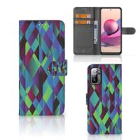 Xiaomi Redmi Note 10/10T 5G | Poco M3 Pro | Book Case | Abstract Green Blue - thumbnail