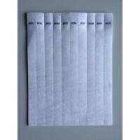 Toegangsbandjes kleur wit 100 stuks - thumbnail