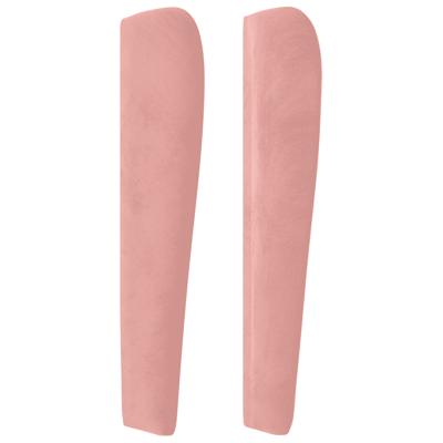 Boxspring met matras fluweel roze 100x200 cm