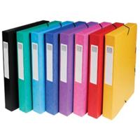 Exacompta elastobox Exabox 8 geassorteerde kleuren: geel, rood, roze, paars, blauw, turquoise, groen e... - thumbnail