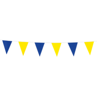 Vlaggenlijn Blauw/Geel Klein (3m) - thumbnail
