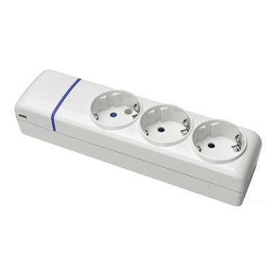 3-voudige Stekkerdoos zonder Schakelaar Solera 8003p