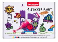 Bruynzeel • stickerverfset 4 kleuren + 2 templates - thumbnail