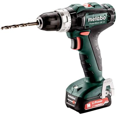 Metabo SB 12 Accu-Klopboormachine | 12 V | 40 Nm | 2 x 2 Ah Li-Power | Lader SC 30 | In Metabox 118 - 601076500 Metabo SB 12 Accu-Klopboormachine | 12 V | 40 Nm | 2 x 2 Ah Li-Power | Lader SC 30 | In Metabox 118 - 601076500