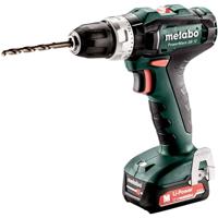 Metabo SB 12 Accu-Klopboormachine | 12 V | 40 Nm | 2 x 2 Ah Li-Power | Lader SC 30 | In Metabox 118 - 601076500 - thumbnail