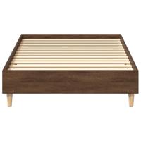 Bedframe zonder matras 90x190 cm spaanplaat bruin eikenkleurig - thumbnail