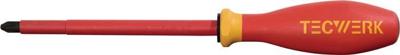 Promat/Tecwerk Schroevendraaier | maat PH 3 | klinglengte 150 mm VDE geïsoleerd | m. maatindicatiesysteem - 4000828037 Promat/Tecwerk Schroevendraaier | maat PH 3 | klinglengte 150 mm VDE geïsoleerd | m. maatindicatiesysteem - 4000828037
