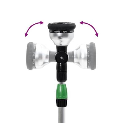 VidaXL Spuitlans telescopisch met 10 patronen van 75-110 cm