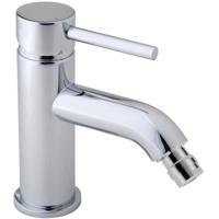 Wiesbaden Cadans Chroom Bidetkraan met Clickwaste - thumbnail