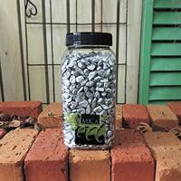 Marbles zilver fles 1 kilogram Mica - Mica decorations - thumbnail