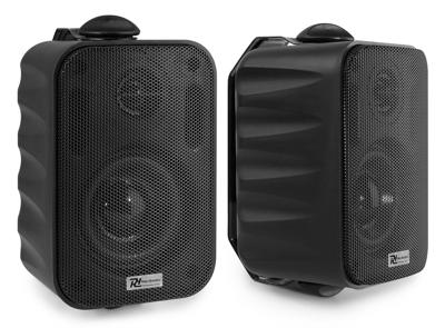 Power Dynamics BC30V 100V buitenspeakerset 3 inch 2x 60W IPX5 zwart