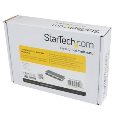 Exacompta Com Hub Adatattore USB op Seriële DB9 RS232 met 4 poorten met Bus.