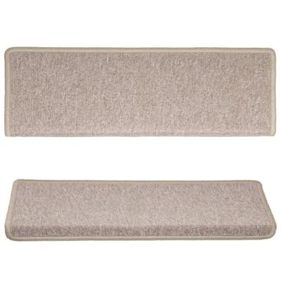 VidaXL Trapmatten 15 st 65x21x4 cm taupe rechthoekige rand VidaXL Trapmatten 15 st 65x21x4 cm taupe rechthoekige rand