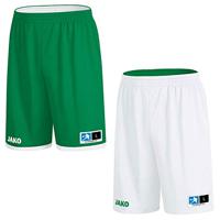 JAKO 4451 Reversible Short Change 2.0 - Sportgroen/Wit - S - thumbnail