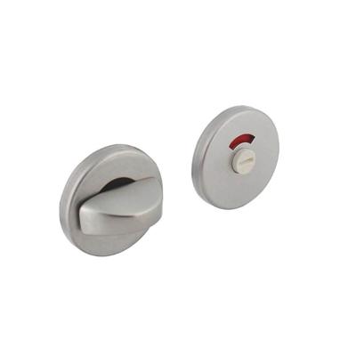 Intersteel | Rozet met toilet-/badkamersluiting | 50x7mm | Aluminium Intersteel | Rozet met toilet-/badkamersluiting | 50x7mm | Aluminium