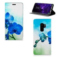 Samsung Galaxy S9 Plus Smart Cover Orchidee Blauw - Cadeau voor je Moeder - thumbnail