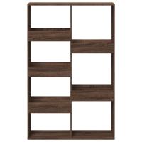 Kamerscherm 100x33x155,5 cm bewerkt hout bruin eikenkleurig - thumbnail