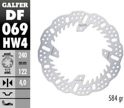 GALFER remschijf "df069" rotor brake rotors starr shark mx